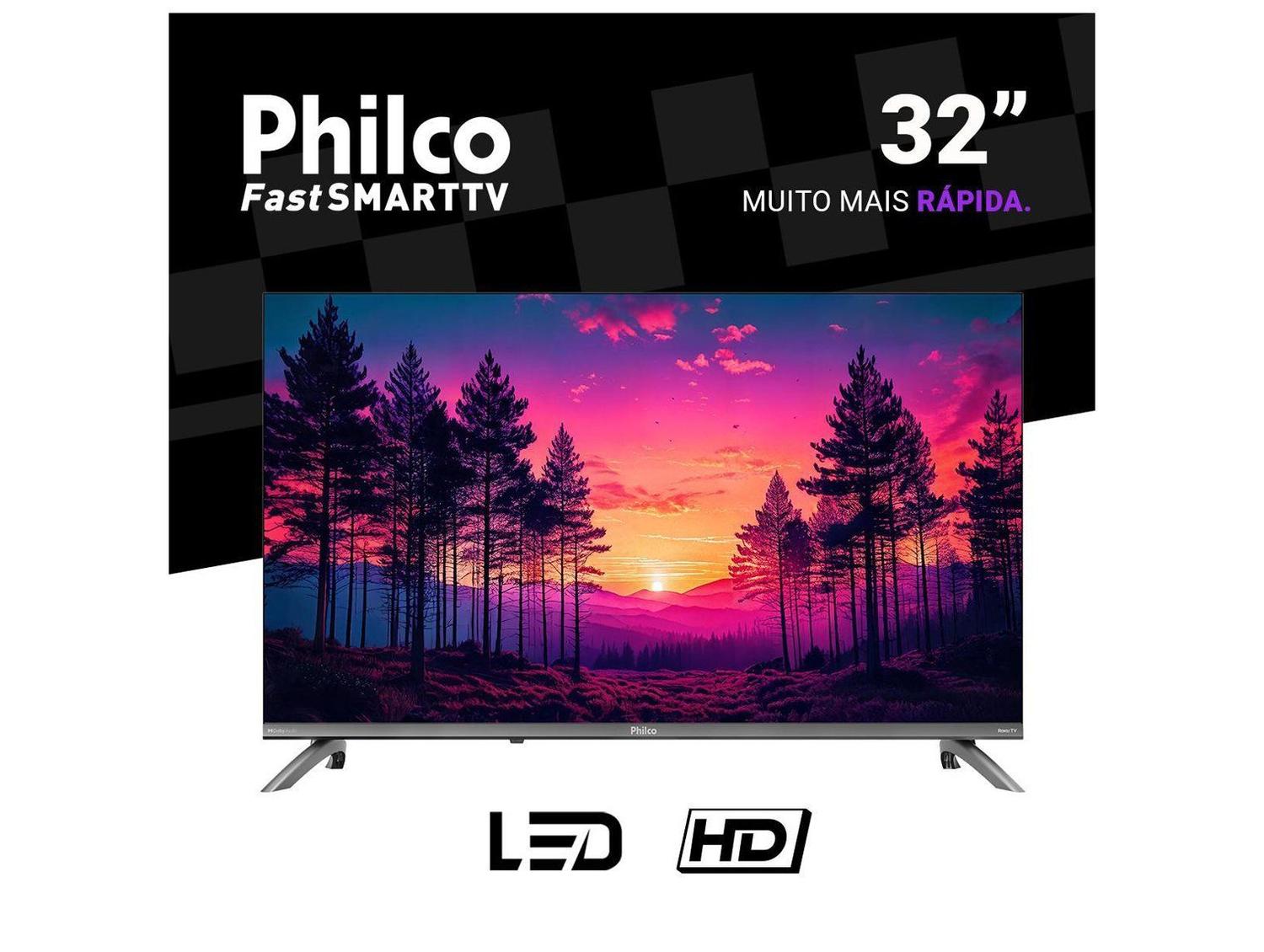 Smart TV 32 Philco HD Roku TV